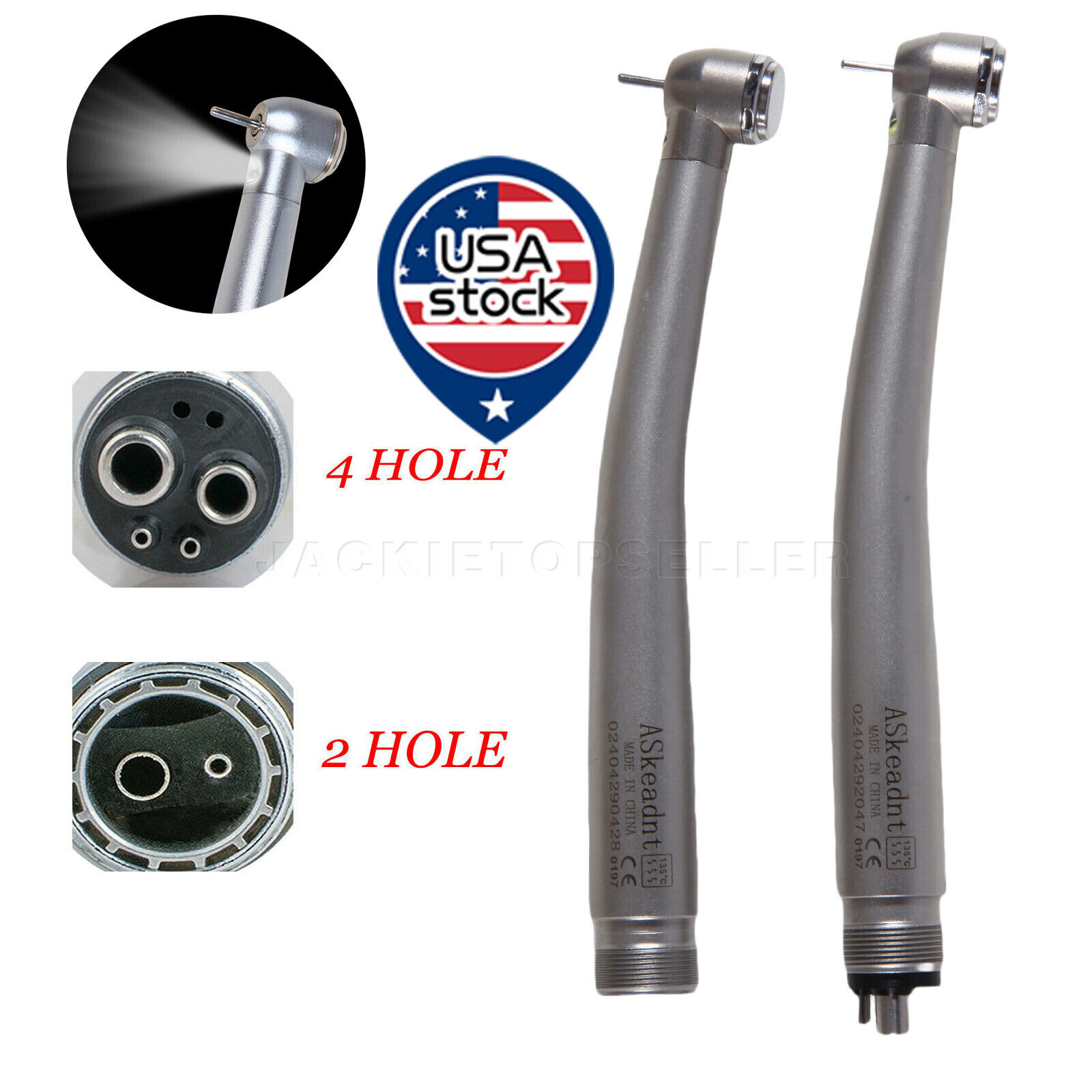 NSK Style Dental Fiber Optic LED E-generator/ High Speed Handpiece 2HOLE/4HOLE