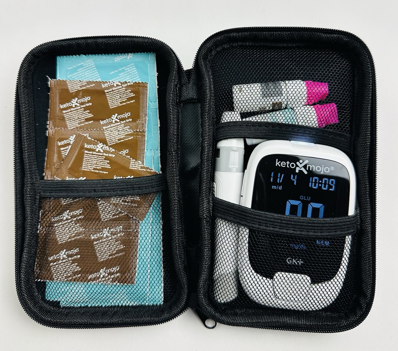 Keto Mojo GK+ Blood Glucose & Ketone Dual Monitoring System Kit ( EXP 2025 )