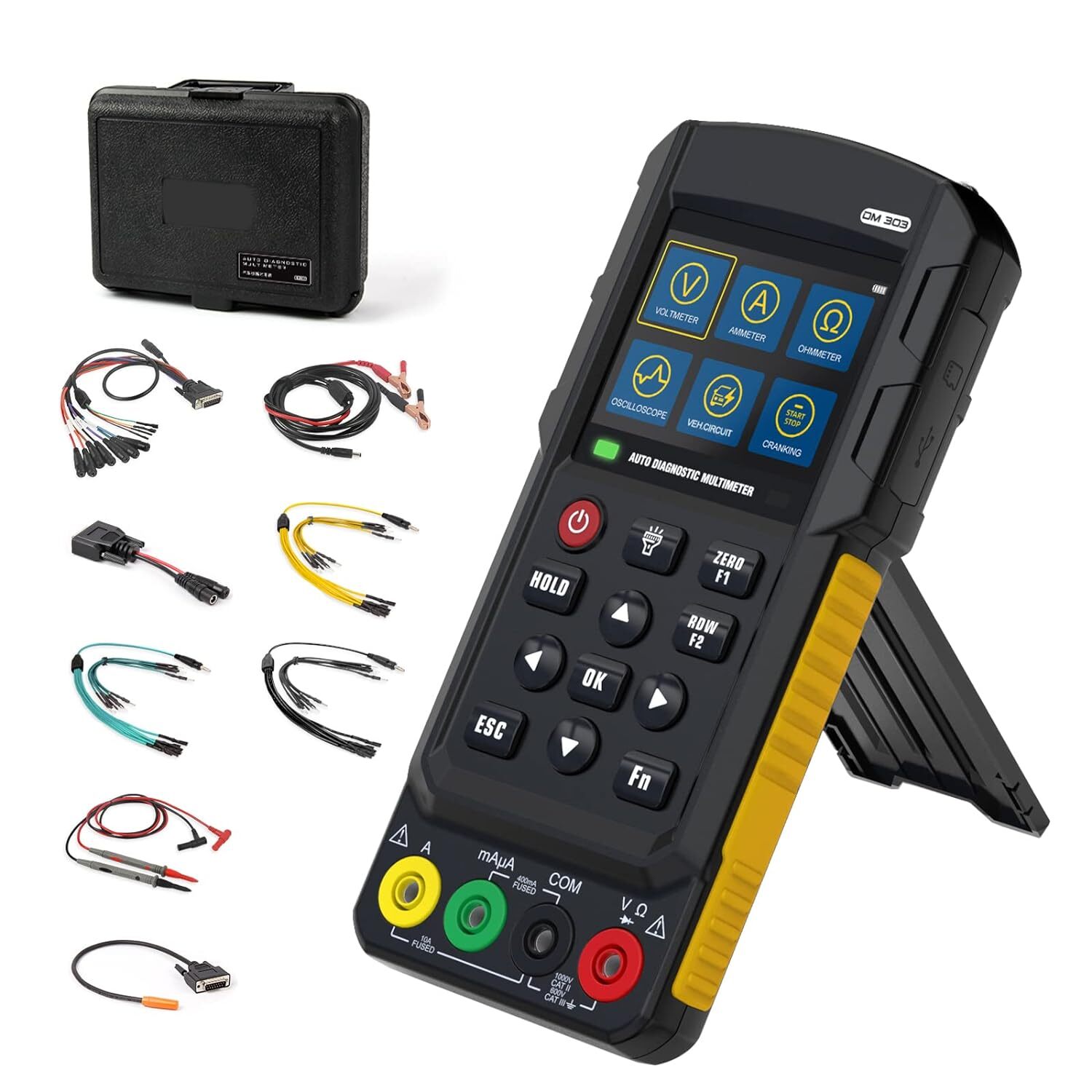 Auto Diagnostic Multimeter Oscillometric AC/DC Voltage Current Circuit Tester