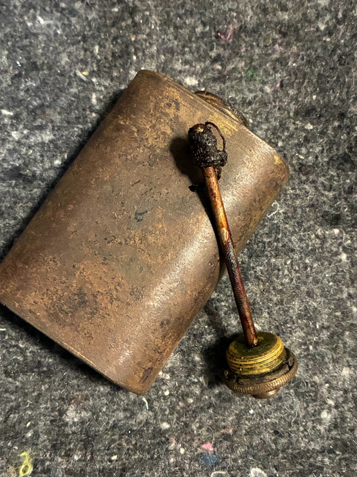 Original WW2 Japanese Army oil bottle