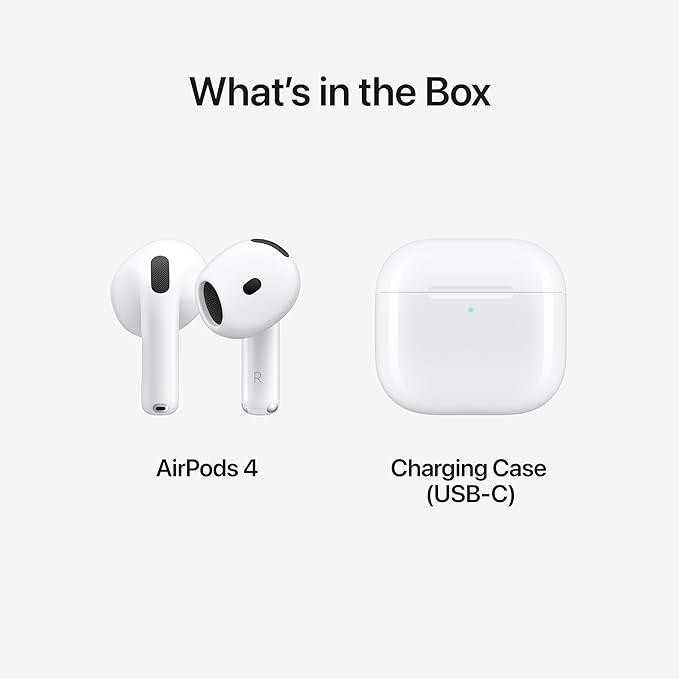 Apple AirPods 4 Model MXP63LL/A - White - Excellent Condition - 4th Gen