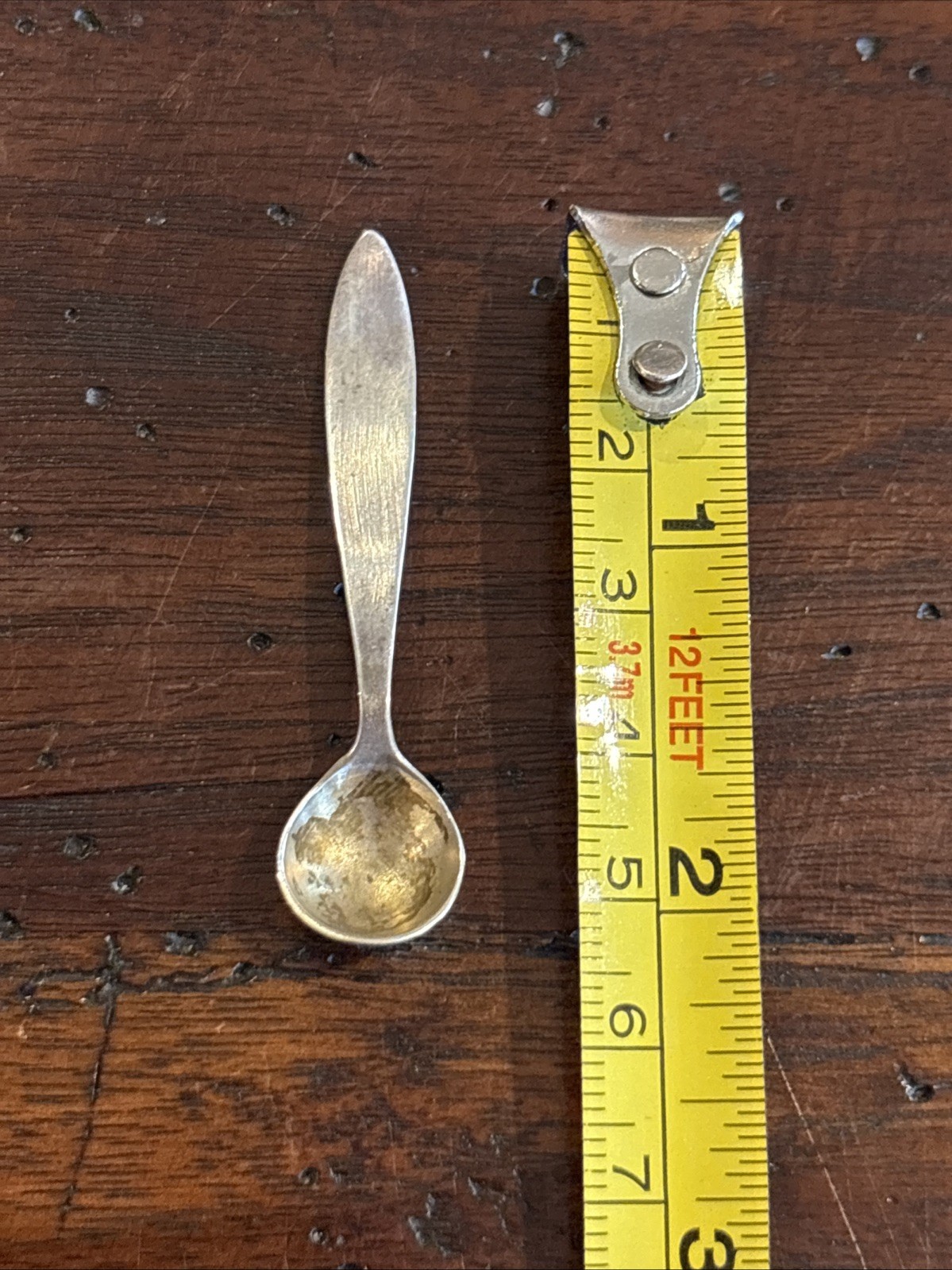 Vintage Tiffany & Co. 925 Sterling Silver Salt Cellar Spoon