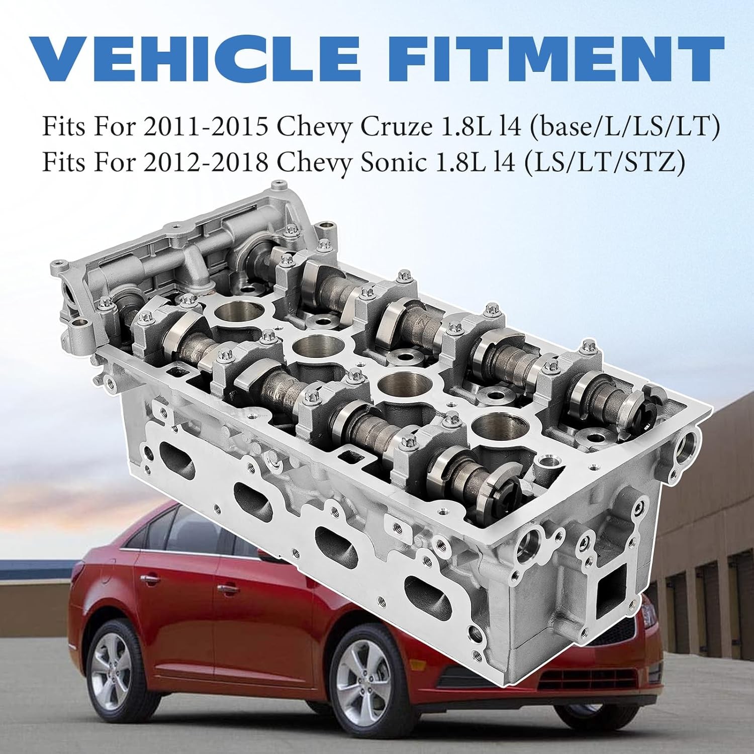 New Cylinder Head Assembly For 2011-2018 Chevy Cruze Sonic 1.8L L4 DOHC