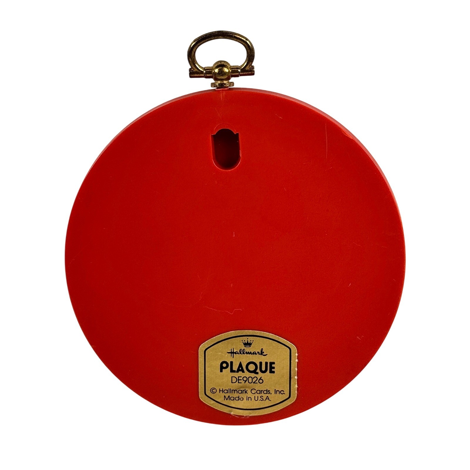 Hallmark Peanuts Snoopy Merry Christmas Teacher 1983 Wall Plaque Ornament