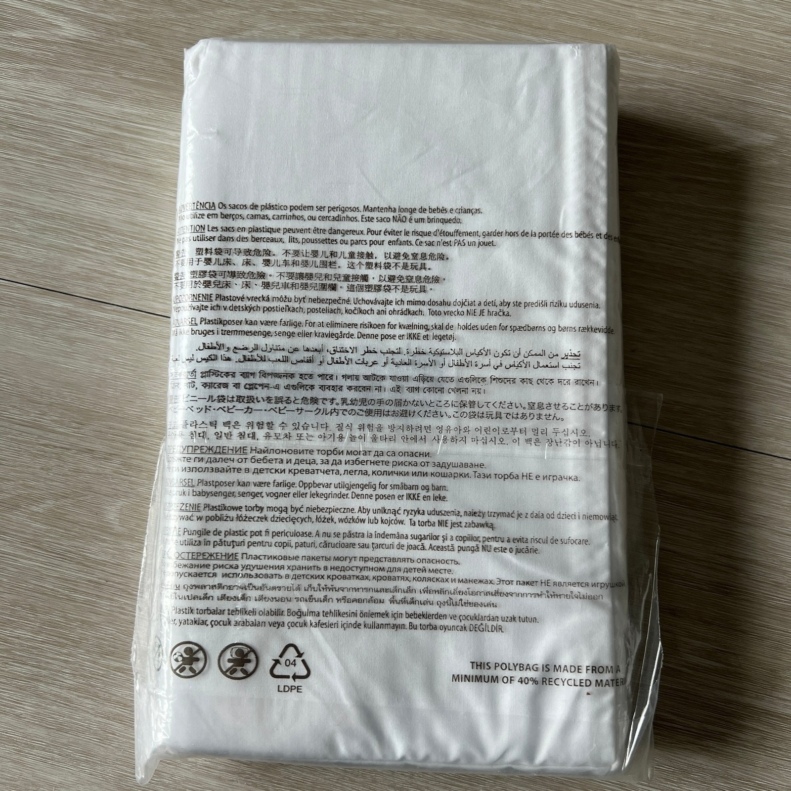 Ralph Lauren Palmer Percale Two King Pillowcases White Polo Navy Organic Cotton