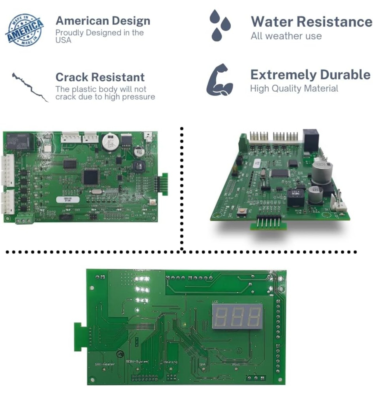 42002-0007S Control Board Kit for Pentair MasterTemp Max-E-Therm Heater