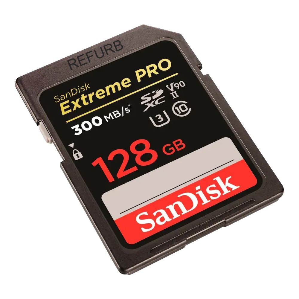 SanDisk - Extreme Pro 128GB SDXC UHS-II V90 Memory Card