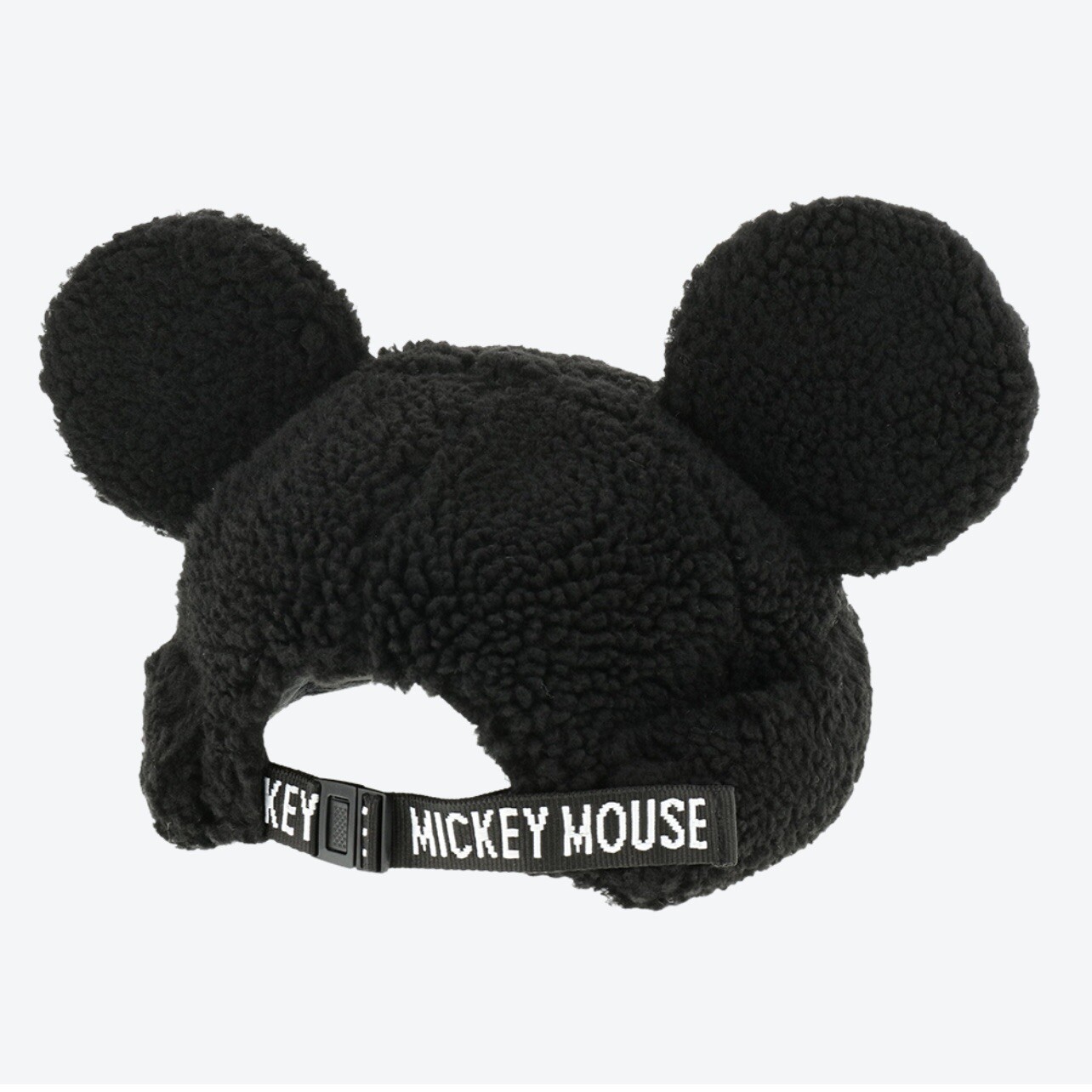 Japan Tokyo Disney Resort Cap Fluffy Black Hat Ears Mickey 58cm 【Pre Order】
