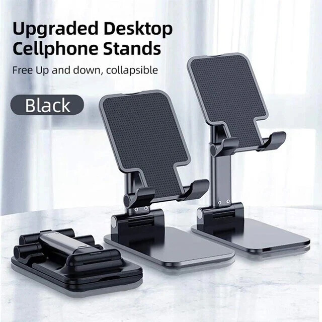 Adjustable Phone Tablet Desktop Stand Desk Holder Mount Cradle For iPhone iPad