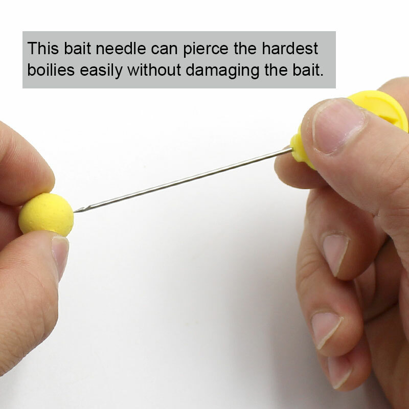 3PCS,SAFETY BARDED BAITING NEEDLE ,BOILIE, CARP FISHING , HAIR-RIG BOILIE TOOL