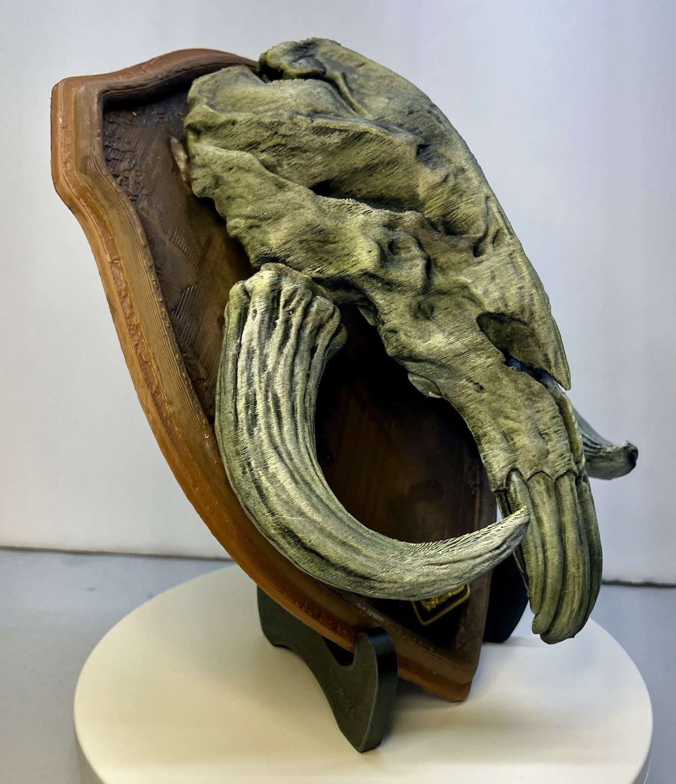 Star Wars Mandalorian Mythosaur Skull Wall Mount Plaque Boba Fett