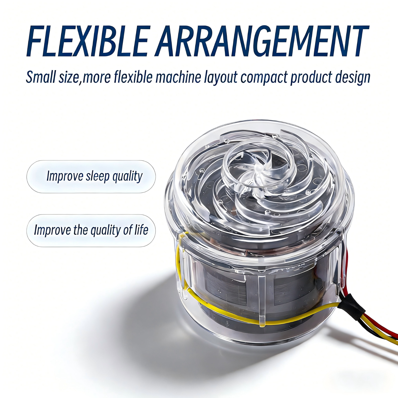 High-speed, high-voltage motor fan for ResMedS9 S10