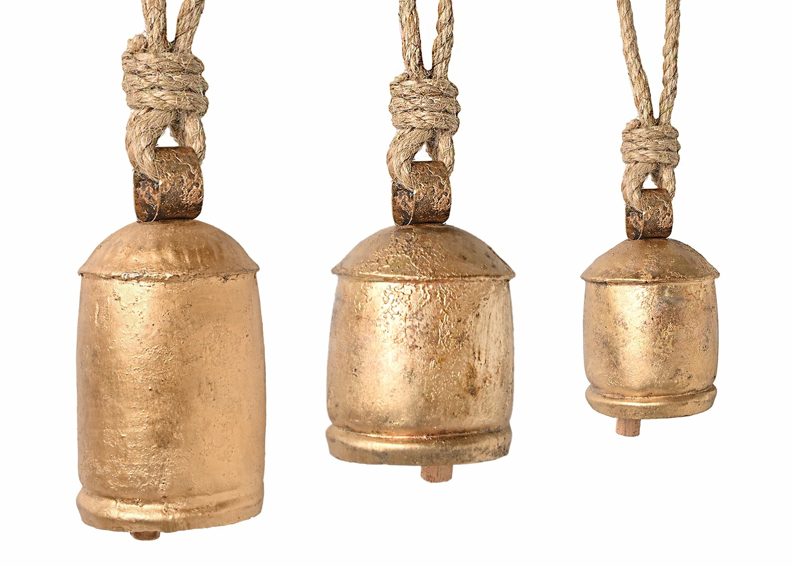 Incense Garden Set of 3 Hanging Harmony Bells Garden Rustic Relaxing Tranquil