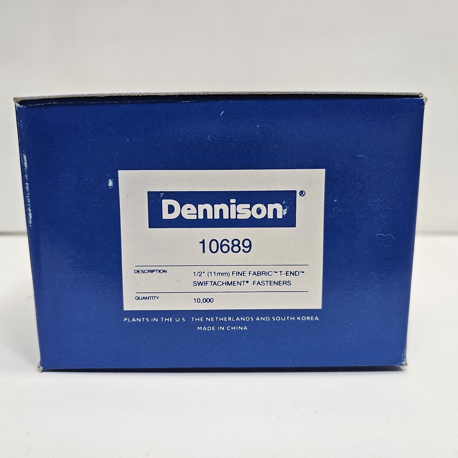 9 x 5000 AVERY DENNISON HEAVY DUTY 1/2" T-END SWIFTACHMENT FASTENERS, 10689-0