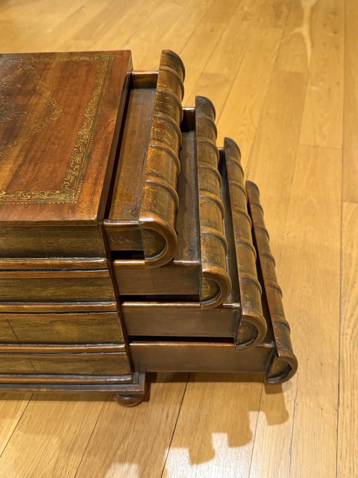 Theodore Alexander Faux Book Scholar’s Chest Model 1100-054 13.5” X 13 X 11.5”