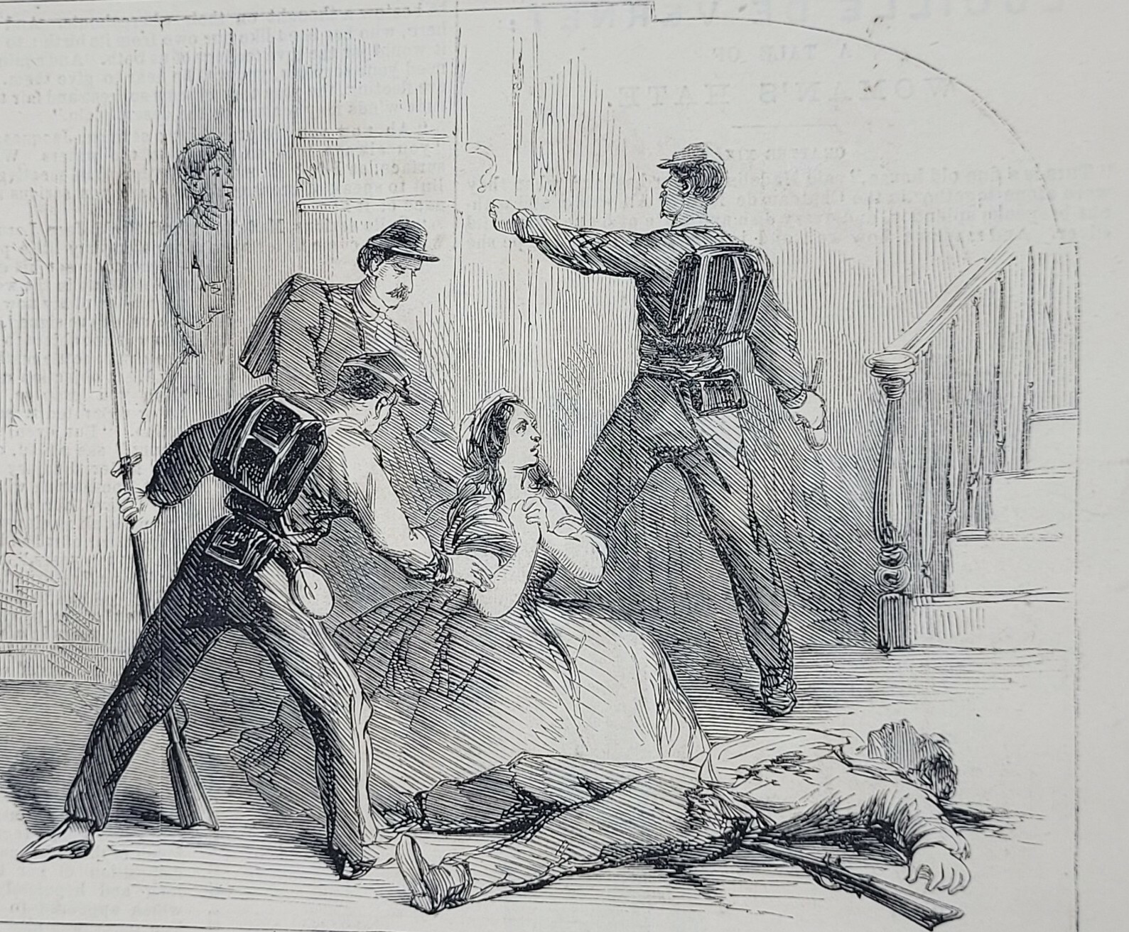 Assassination of Colonel E. Ellsworth 1861 hard-to-find antique print!