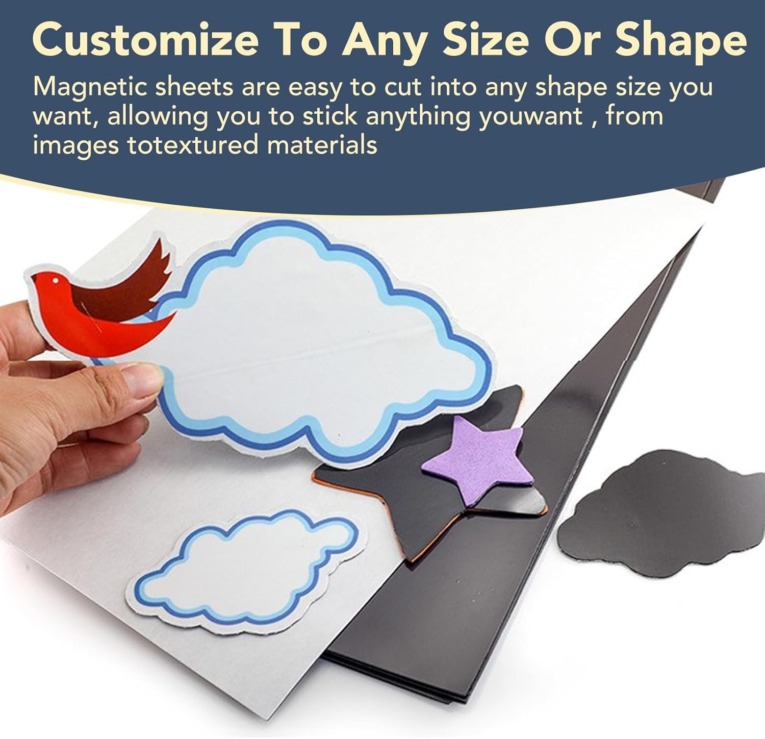 Magnetic Sheets for Photos & Crafts 30-Pack