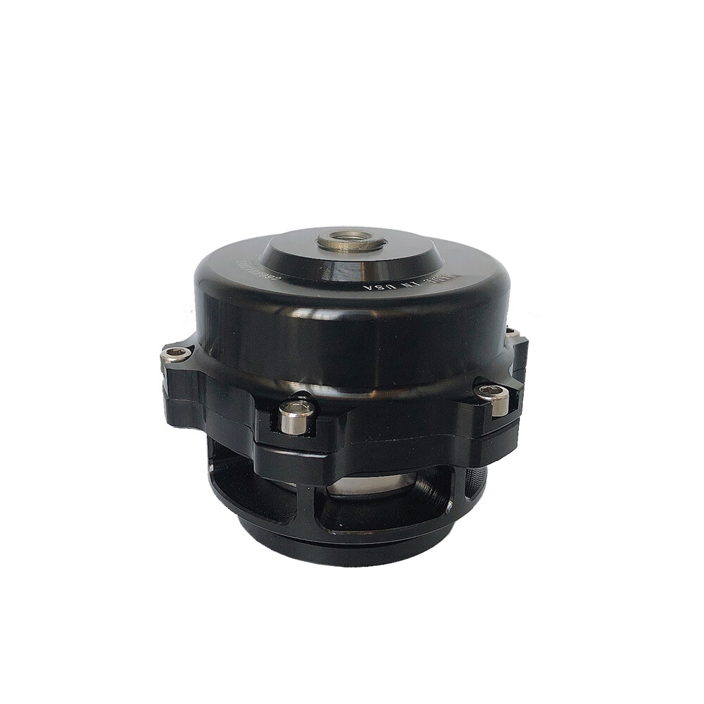 Black Universal 50mm BOV Blow Off Valve Q Typer With Tial Logo V-Band Flange