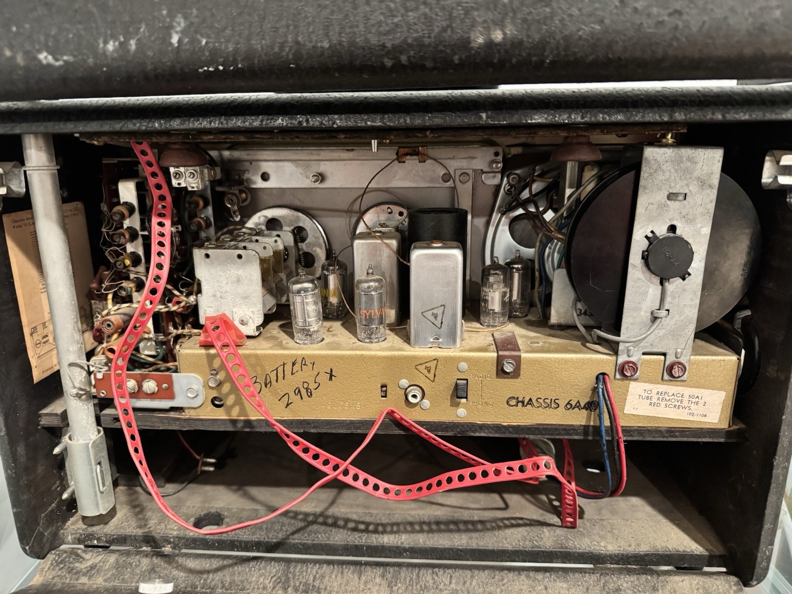 Zenith Trans-Oceanic S-558O Transoceanic Shortwave Radio Black WORKING