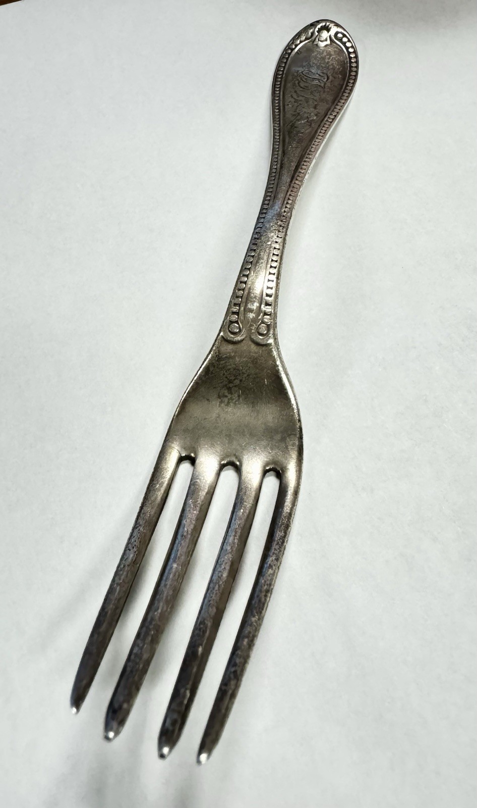 Antique J Conning Mobile Al Silver Fork Civil War Era