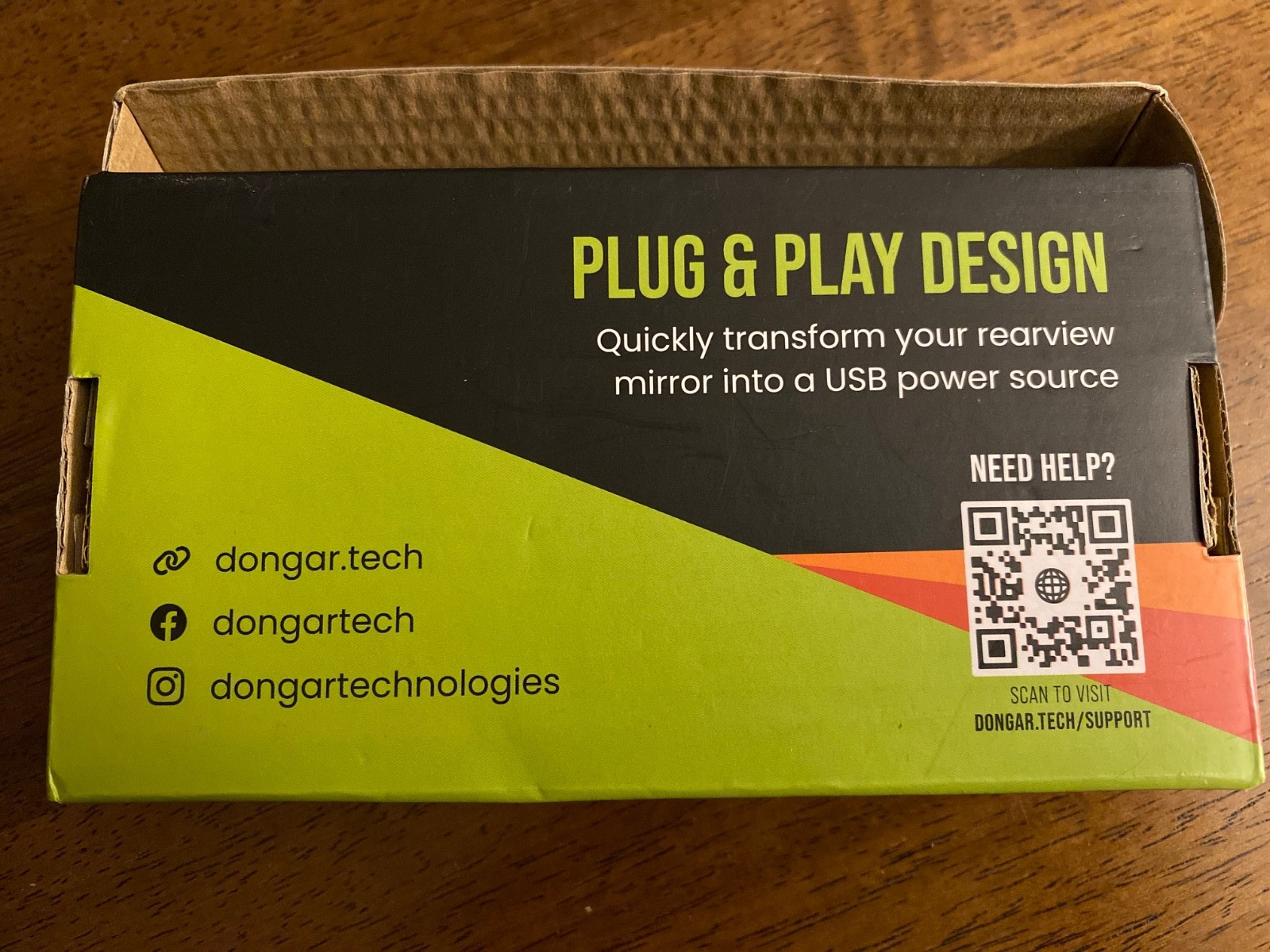 Dongar Dashcam Power Adapter (10-Pin Type X) New Open Box