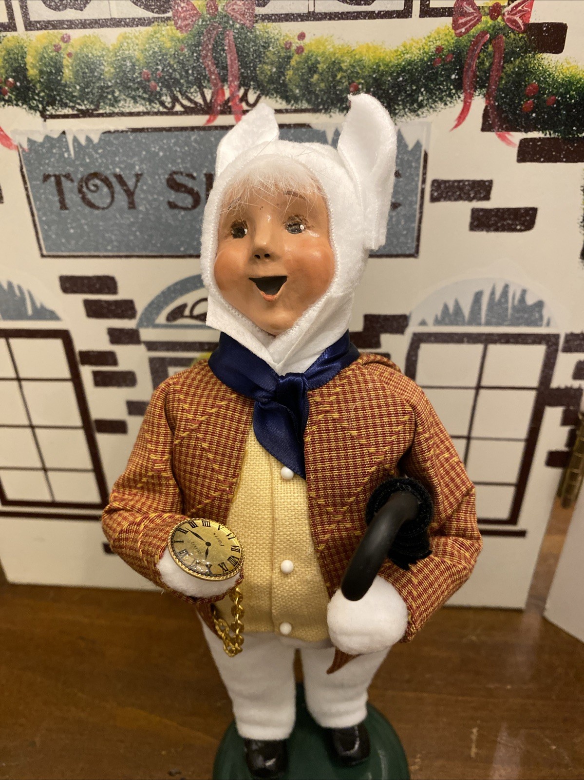 BYERS CHOICE 2024 WONDERLAND RABBIT NEW SIGNED BY JOYCE BYERS