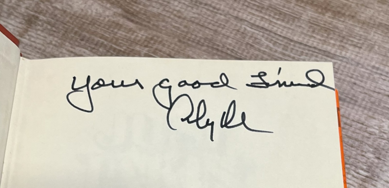 JUST TAKIN' ORDERS Signed Clyde Vidrine 1977 HCDJ Louisiana Bodyguard Politics