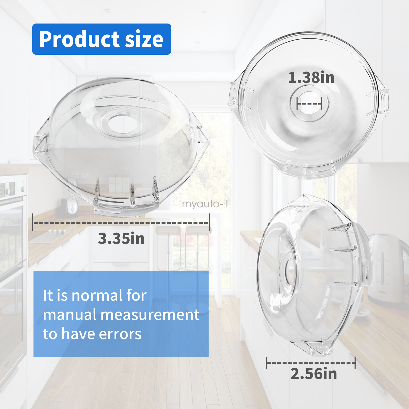 106458S Cutter Bowl Lid Fit for Robot Coupe R2,R2B, R2 Dice, R2 Ultra Dice