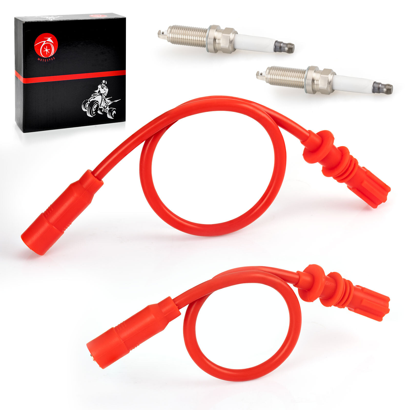 Spark Plug & Wire Cap for Polaris Scrambler Sportsman 850 2012 2013 2014 - 2024