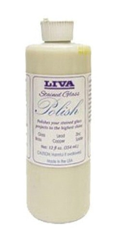 LIVA Stained Glass Finishing Compound Polish Wax for Stained Glass - 12 oz