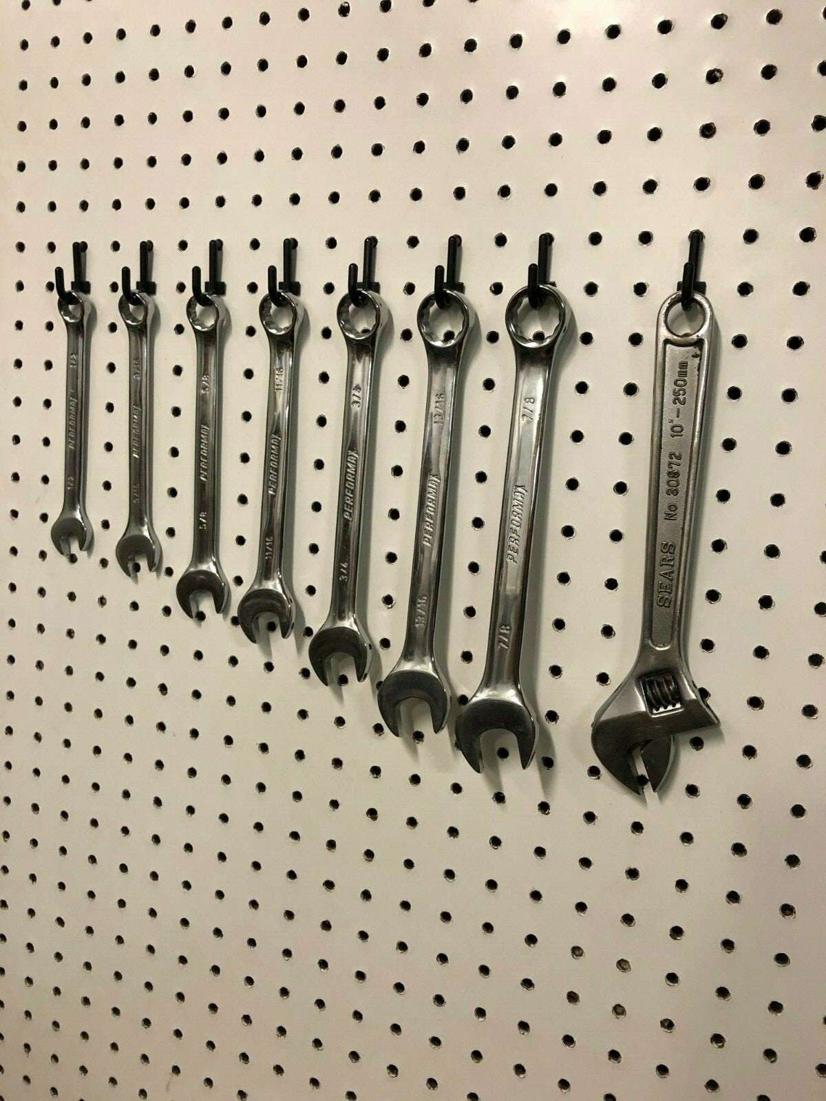 Plastic Pegboard Hooks Lowercase j-Hooks for peg boards 100 pieces MADE IN USA