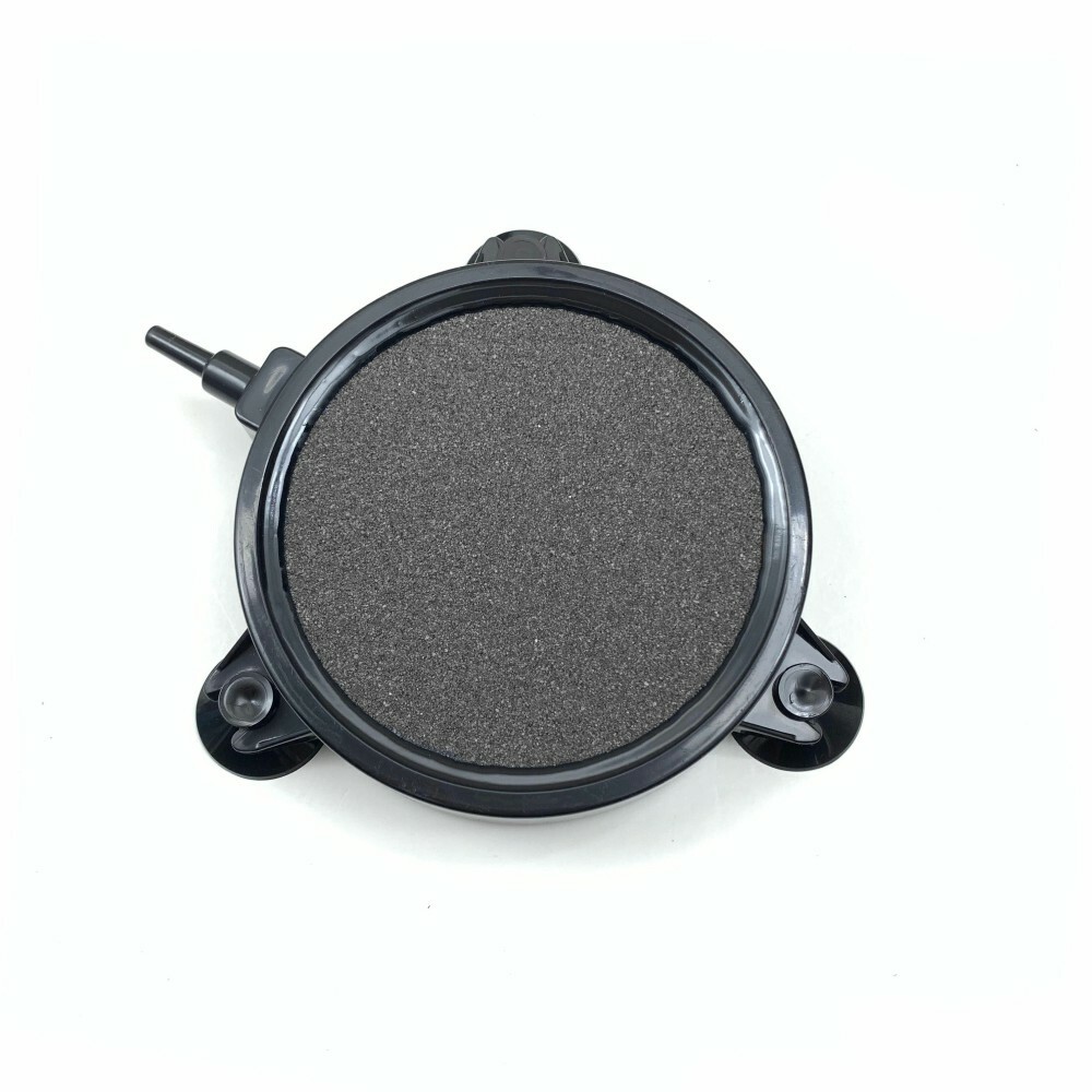 HiSin 4.2" X 0.8" Disk Air Stone With Suction Cups for Aquarium & Hydroponics