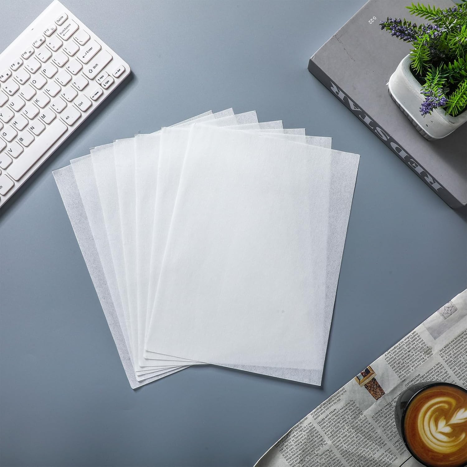 30 Pcs Printer Cleaning Sheet 8.5 X 11 Inch Scanner Cleaning Sheets Laser Printe