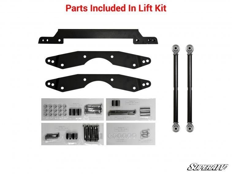 SuperATV 1.5-3" Adjustable Lift Kit for Polaris RZR 800 (2008-2014)