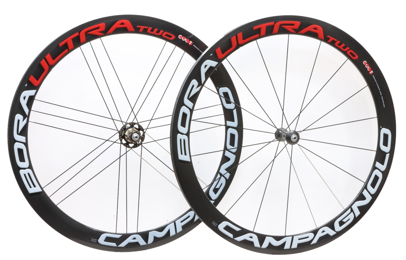 Campagnolo Bora Ultra TWO Carbon TUBULAR Wheelset Campy Freehub RIM QR 2012 NEW