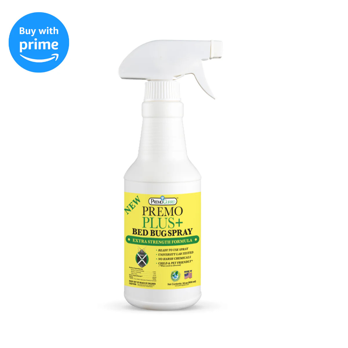 Bed Bug Plus  - All Natural Non-Toxic - By Premo Guard