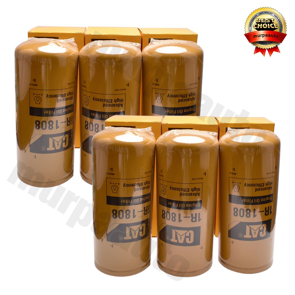 6x Caterpillar CAT 1R-1808 Engine Oil Filter 3406 C15 Advanced Efficiency 1R1808