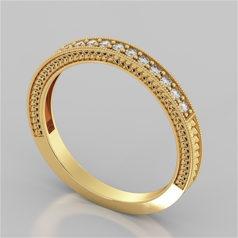 3.77 Ct Lab Grown Diamond Engagement Band Set Ring 14K Yellow Gold Solitaire Sz7