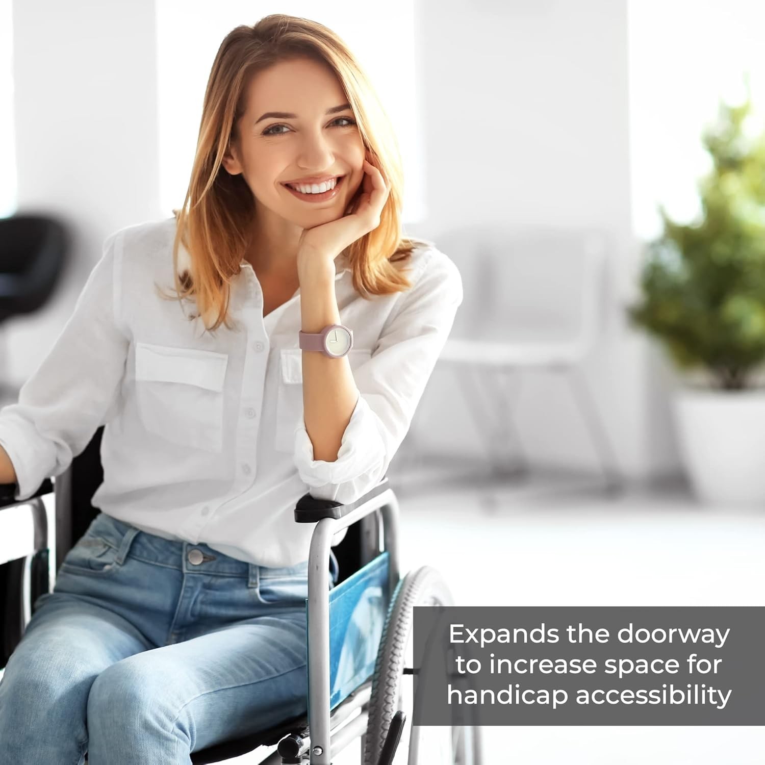 Handicap Expandable Door Hinges - Offset Hinges for Doors