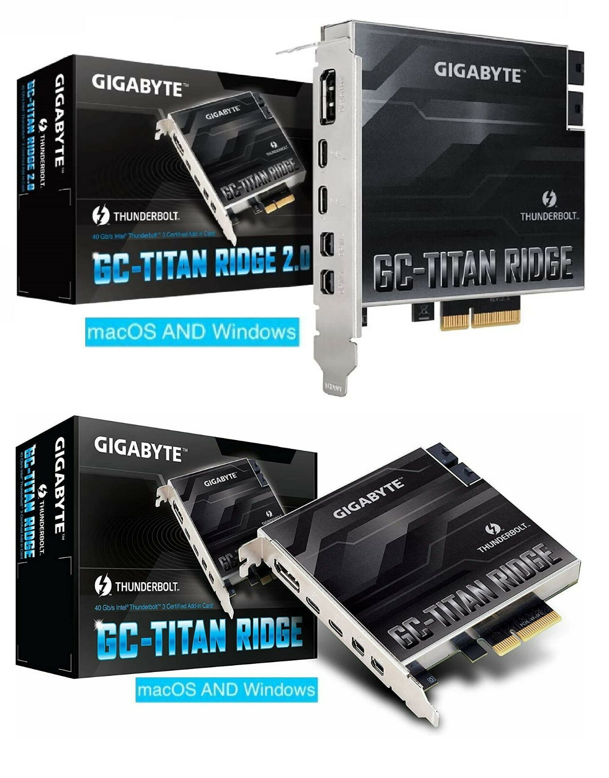 Gigabyte Titan Ridge Thunderbolt 3 FLASH SERVICE for Apple Mac Pro or Hackintosh