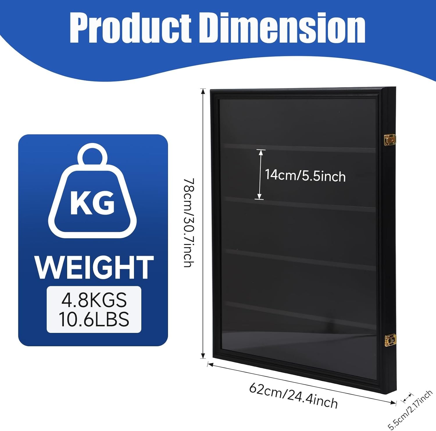 Graded Trading Card Display Case 35 LED Light Sport PSA Slabs Wood Wall Cabinet