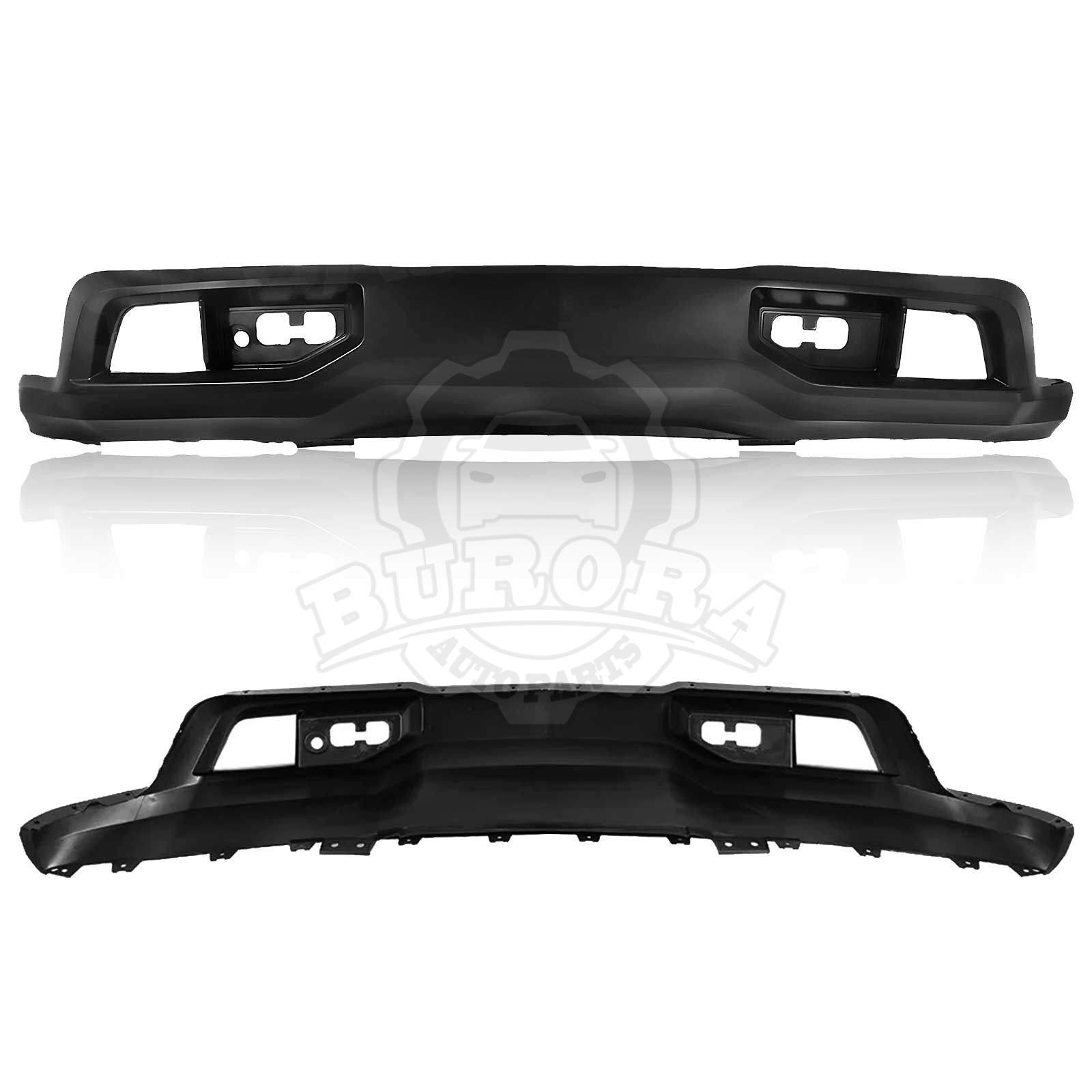 For 2019-2021 Silverado 1500 Front Bumper Cover Lower Valance W/LED Fog Lights
