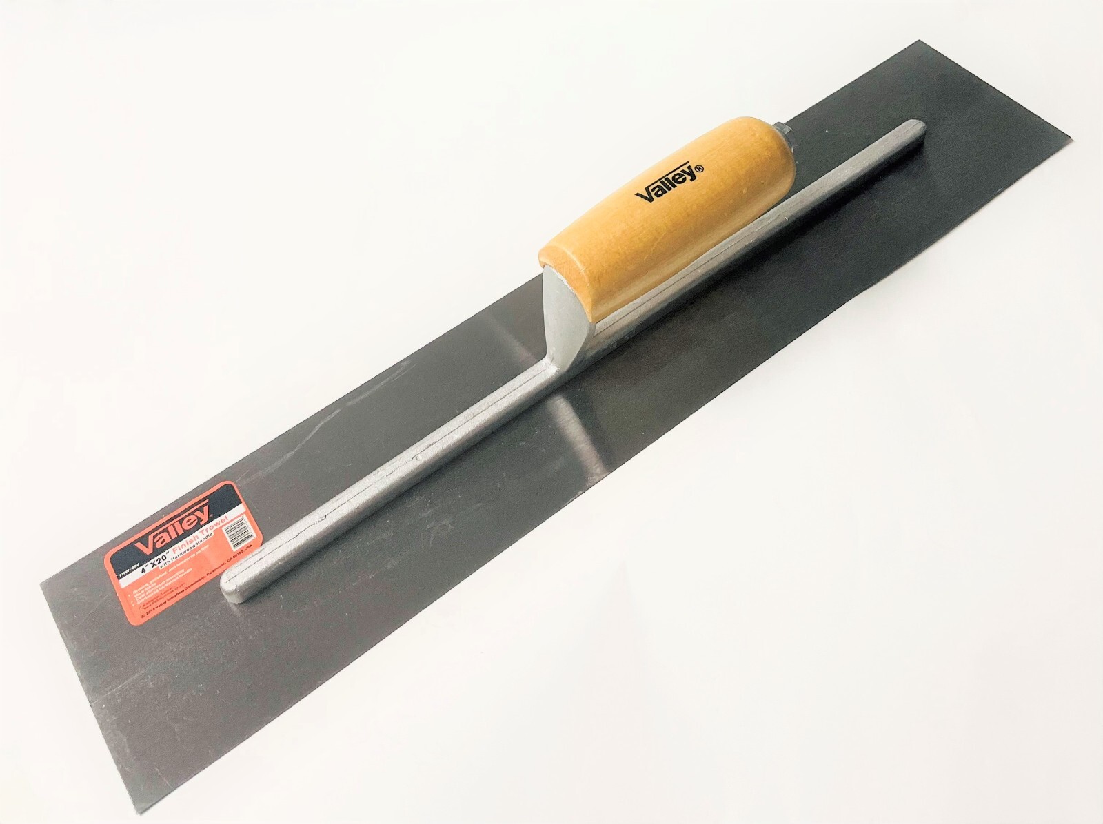 20" x 4" Finishing Trowel with Hardwood Handle, TRW-204