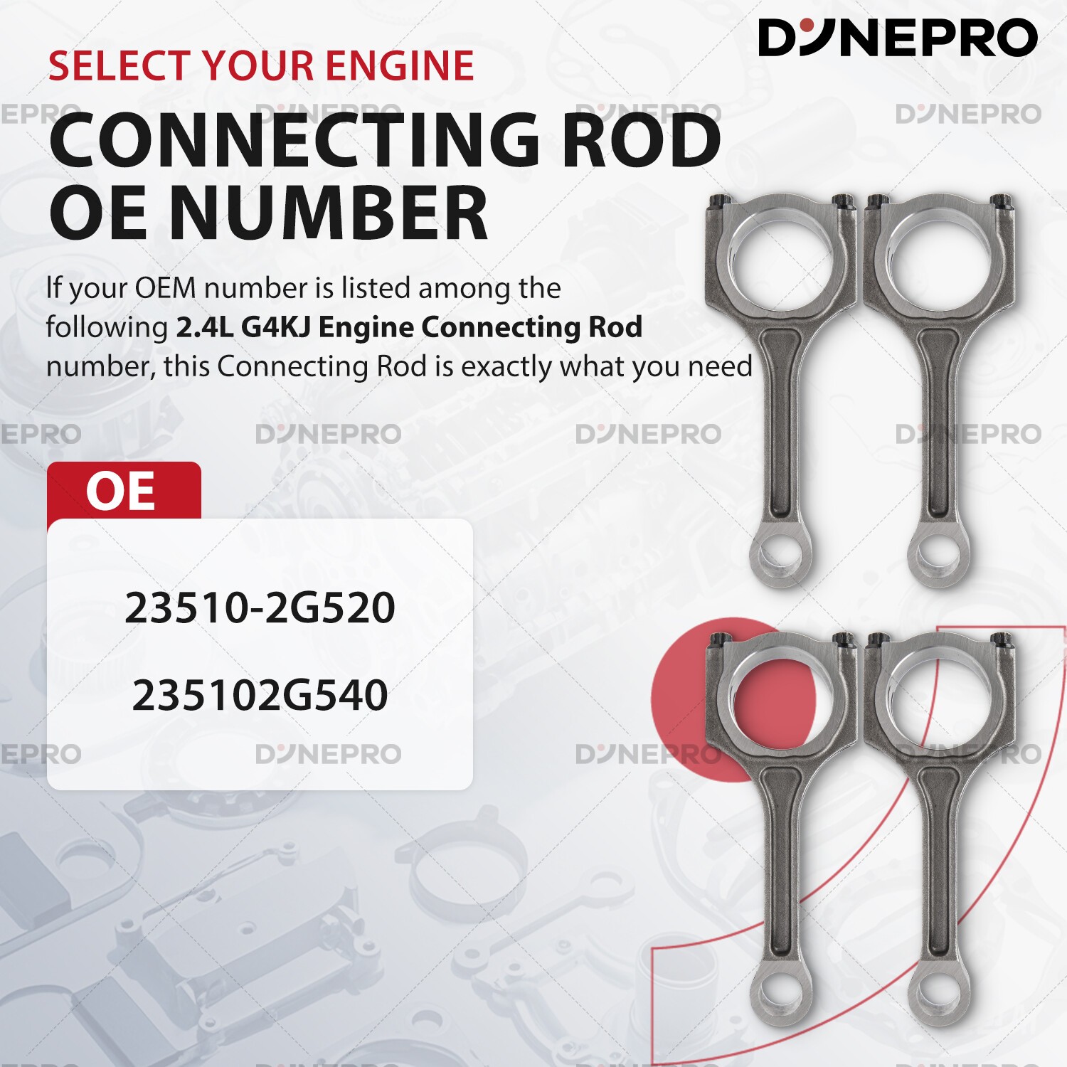 For Hyundai Kia 2.4L G4KJ Engine Rebuild Overhaul Kit Crankshaft Rods Timing VVT