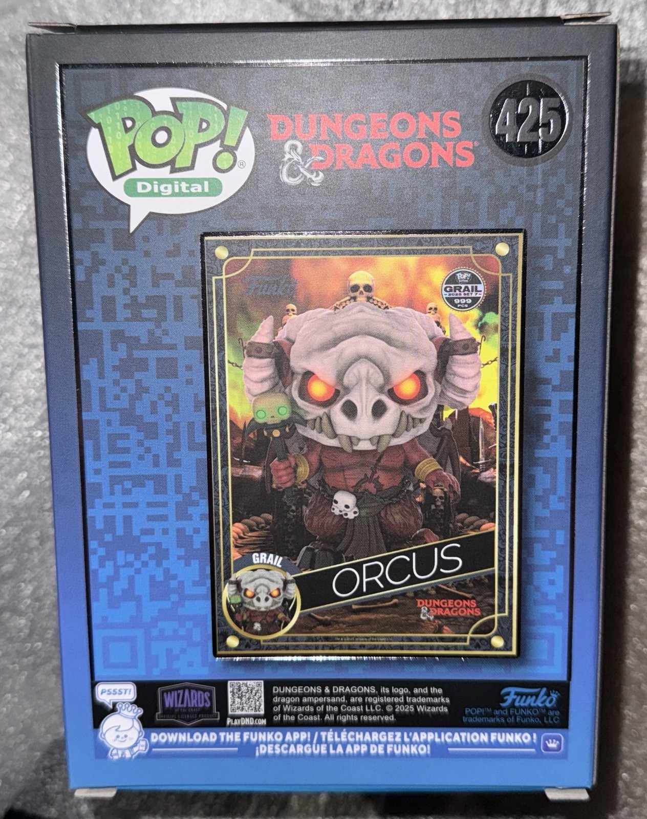 Funko Pop Digital Exclusive Dungeon Dragons Orcus Grail LE 716 In Hand
