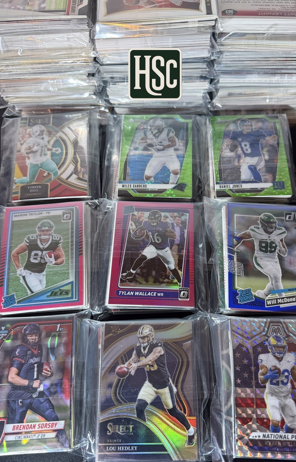 Football NFL - 80 Card Lot - Rookies, Parallels, Memorabilia, Autos, Numbered