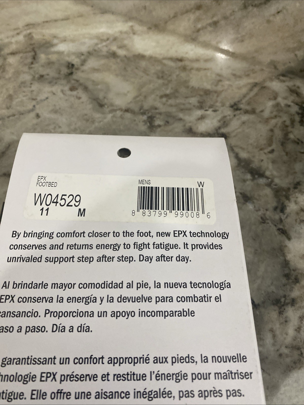 New Men's Sz 11 M Wolverine Durashock W04529 EPX Anti-Fatigue Insoles For Boots