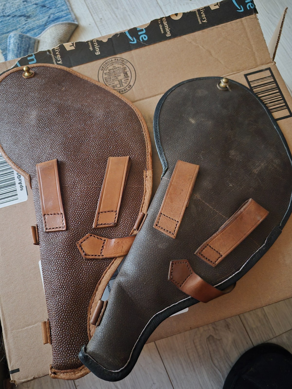 Original Russian Nagant pistol holsters