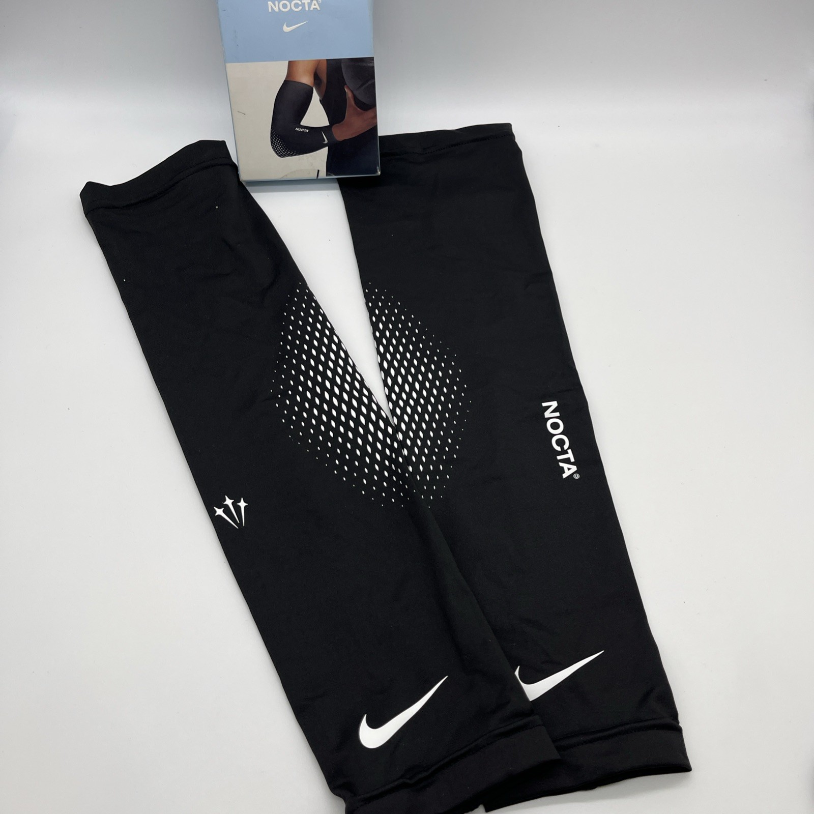 Nike X Nocta DRI-FIT Elite UV Basketball Sleeves Black Size L/XL DO8831-010