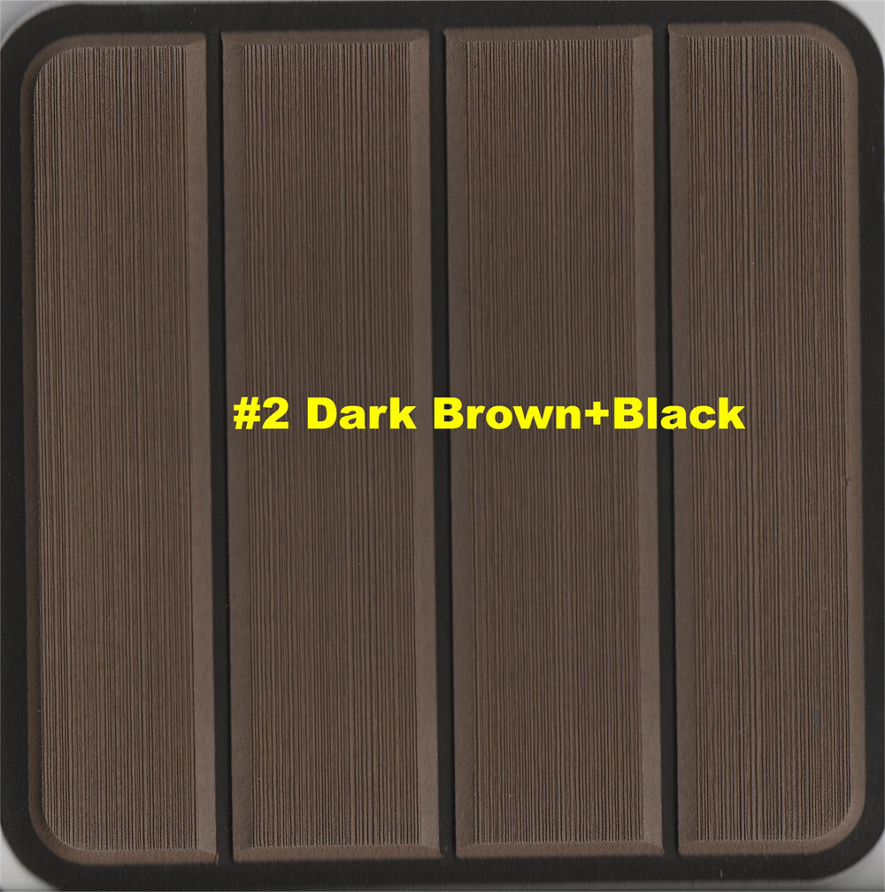 2000 Tige 21V Cockpit Pad Boat EVA Foam Faux Teak Deck Floor Mat Self Adhesive